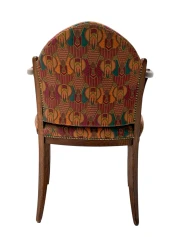 Art Deco Armchair by Paul Bromberg, Solid Oak, Re-Upholstered, 1920s